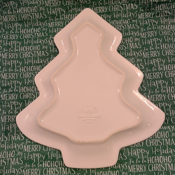 Pfaltzgraff Xmas Tree Shaped Dish 10"×9" - Picture 5 of 6